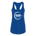 USAWSWS - Circular White Logo Racerback - Royal