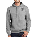 Ontario Fire Tall Pullover Hooded Sweatshirt- Grey