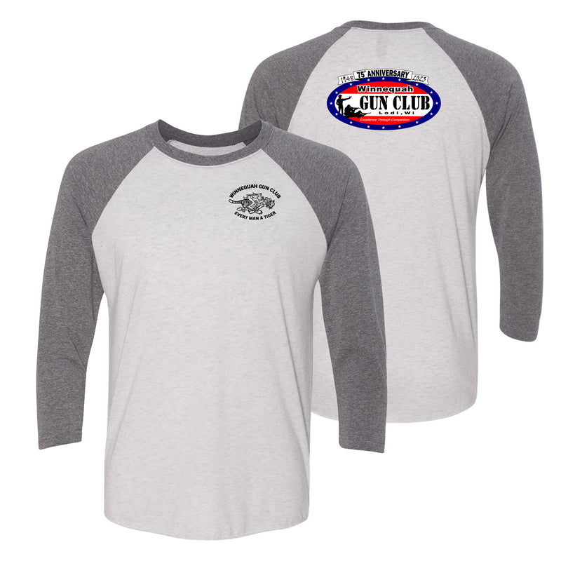 WGC - Anniversary 2 Raglan - Heather / Heather White