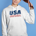 USAWSWS - Classic Logo Hooded Pullover - White