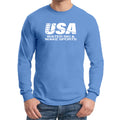 USAWSWS - Classic White Logo Longsleeve - Carolina Blue