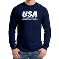 USAWSWS - Classic White Logo Longsleeve - Navy