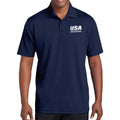 USAWSWS - Classic White Logo Polo - Navy