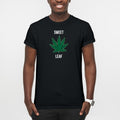 Words of Wonder Sweet Leaf T-Shirt- Black