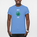 Words of Wonder Sweet Leaf T-Shirt- Carolina Blue