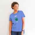 Words of Wonder Sweet Leaf T-Shirt- Carolina Blue