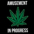 Words of Wonder Amusement in Progress T-Shirt- Black
