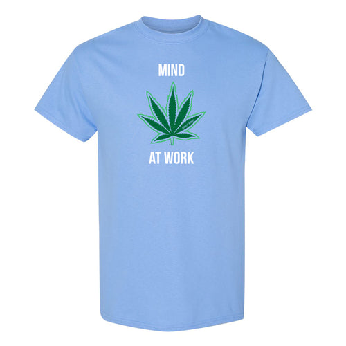 Words of Wonder Mind at Work T-Shirt- Carolina Blue