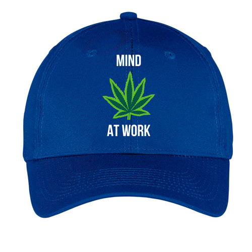 Words of Wonder Mind at Work 6-Panel Twill Cap- Royal