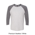 Next Level Apparel Unisex 3/4 Sleeve Triblend Raglan Tee