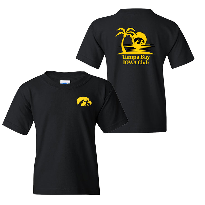 Tampa Bay Iowa Club Youth T-Shirt - Black