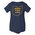 Worst State Ever OH Infant - Navy